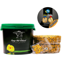 Karpfenfutter MIX Carp Old School Eimer - King Squid Eko Baits 10kg