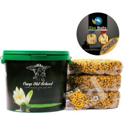 Carp Old School Bait Seed Bucket - Mix King Squid Eko Baits 14kg