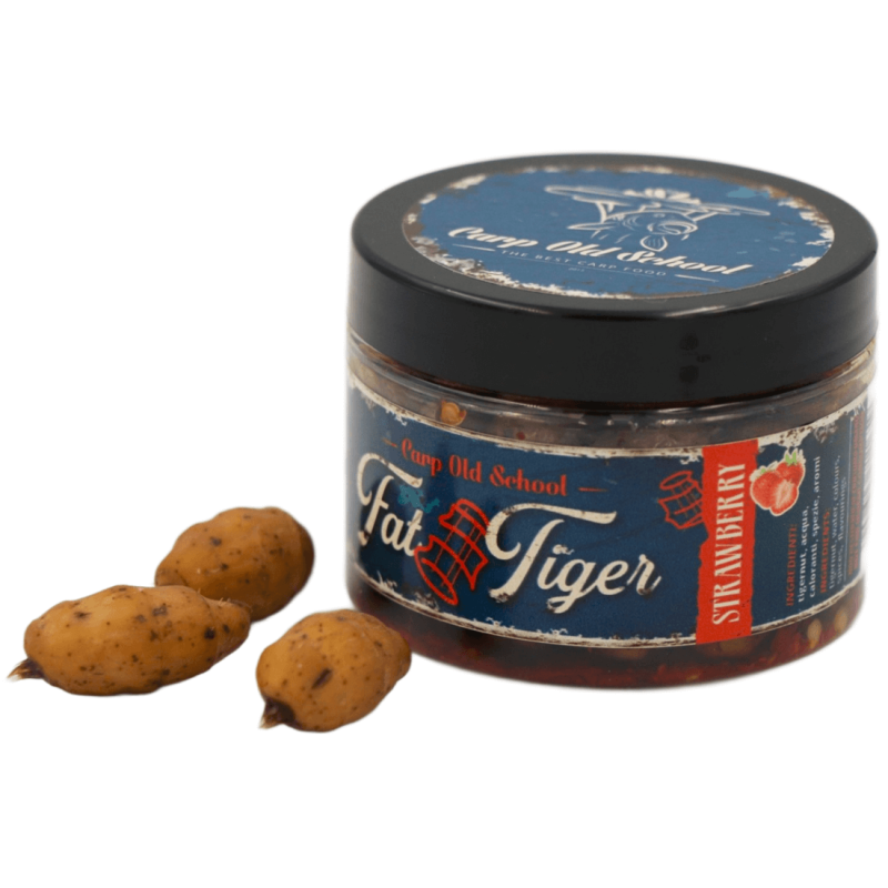 Gruby orzech tygrysi Carp Old School Fat Tiger - Truskawka