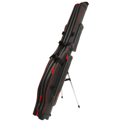 Pevný obal na pruty Mikado 3 komorový 140cm Šedý