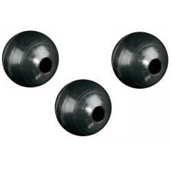 Gumová silikonová měkká korálková Mikado 6mm Zelená 25 kusů