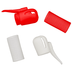 Pozycjonery do pianek do zig rig'a Mikado Zig Aligner Set Czerwony / Biały