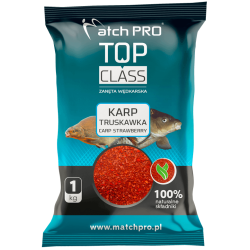 Návnada na rybolov MatchPro Top Class - Jahoda 1kg