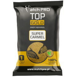 Návnada na rybolov MatchPro Top Gold - Super Caramel 1kg