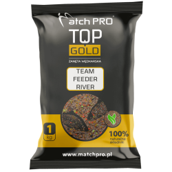 Návnada na rybolov MatchPro Top Gold - Týmový Feeder River 1kg