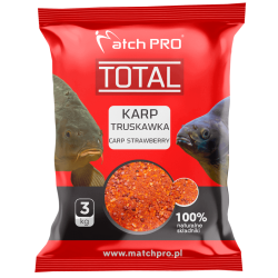 MatchPro Total Angelköder - Karpfen Erdbeere 3kg