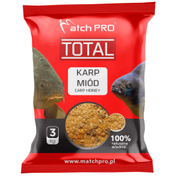 Návnada na rybolov MatchPro Total - Kapr Med 3 kg