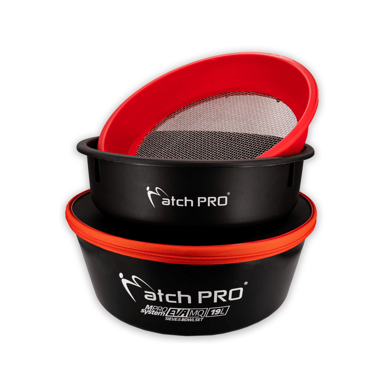 MatchPro EVA Monocube Groundbait-Mischset mit Sieb 19L