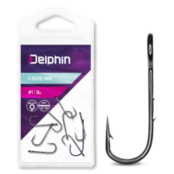 Hooks for Delphin X-Barb Mini Fishing Lure Size 10