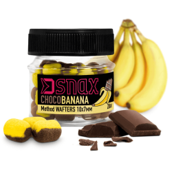 Przynęta Delphin D-Snax Dumbells Wafters 7x5mm - Czekolada Banan