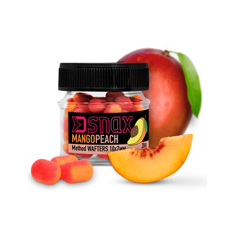 Bait Delphin D-Snax Dumbells Wafters 7x5mm - Mango Peach