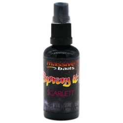 Dopalacz do przynęt Massive Baits Spray IT 50ml - Scarlett
