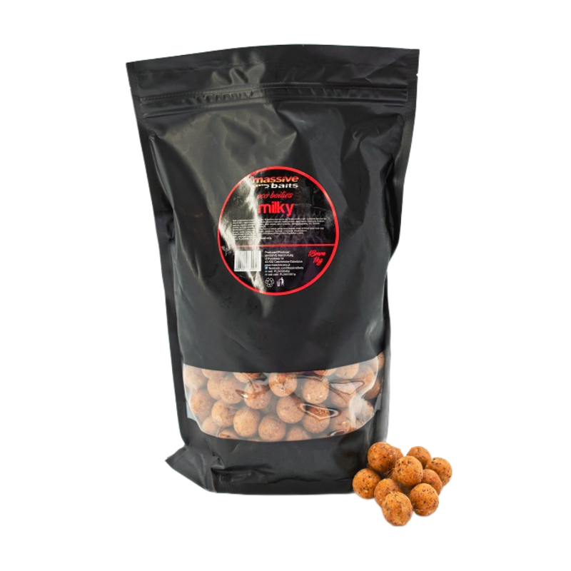 Návnadové kuličky Massive Baits Eco 18mm 1kg - Milky