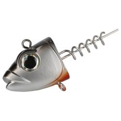 Mikado Jaws Vertical Screw-in Bait Head 60g 2pcs - Natural Roach