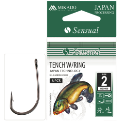 Mikado Sensual Tench W/Ring 12 10pcs Line Hooks