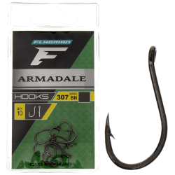 Haczyki Flagman z oczkiem Armadale 307 nr.12 BN 10szt