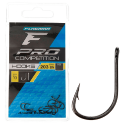 Haczyki Flagman z oczkiem Pro Competition 203 nr. 12 BN 10szt