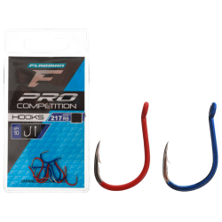 Haczyki Flagman z oczkiem Pro Competition 217 nr. 12 Red/Blue 10szt