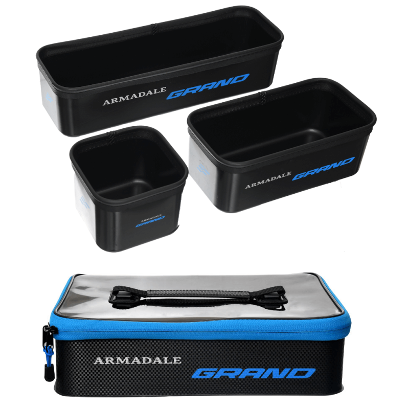 Flagman Armadale Grand Bait Storage EVA Tasche mit Behältern