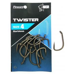 Nash Karpfenhaken Twister 8 ohne Widerhaken 10 Stück