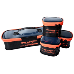 Genlog Feeder EVA Solid Base Carbon C-37x25x8 5er Set