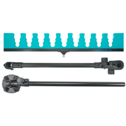 Arm for tops with leg Lorpio Uni comb 9 sockets 60cm