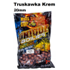 Kulki zanętowe Zadravec MZCB Unique 2kg - Krem Truskawka 20mm