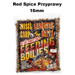 Kulki zanętowe Zadravec MZCB Feeding 5kg - Red Spice / Przyprawy 16mm