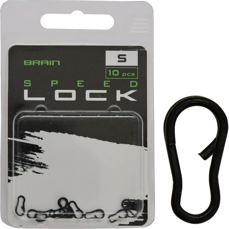Agrafka karpiowa Brain Speed Lock S 10szt