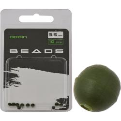 Gummperlen Brain Beads Grün 3,5mm 10Stk
