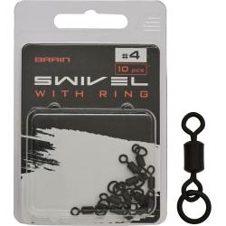 Wirbel mit Ring Brain Swivel Ring 4 10 Stück