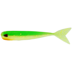 Westin MegaTeez V-Tail 9cm Bass Soft Plastic - UV Slime 1pc