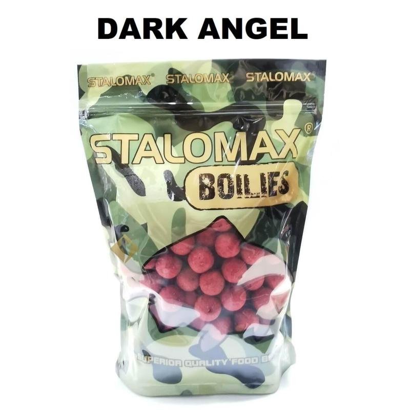 Stalomax Superior Dark Angel Karpfen Protein Boilies 20mm 1kg