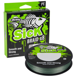 Berkley Sick Braid X8 Spinning Braid 0.08mm 150m Green