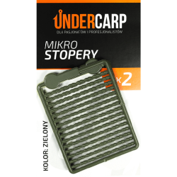 Mikro Stopery na vlas pro kuličky Undercarp Zelené