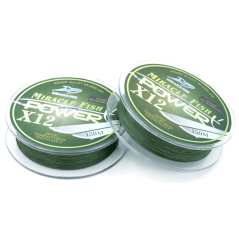 Geflochtene Schnur Octa X12 Grün 0,12mm 150m