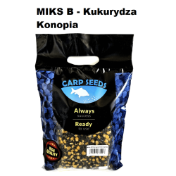 Návnadová zrna Carp Seeds Miks B - Konopí/Kukuřice 2kg