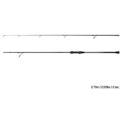 Carp rod Delphin CorsaBlack Nero 270cm 2lb 2-section