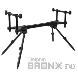 Stojan na 2 pruty Delphin Rodpod Bronx 2G StalX