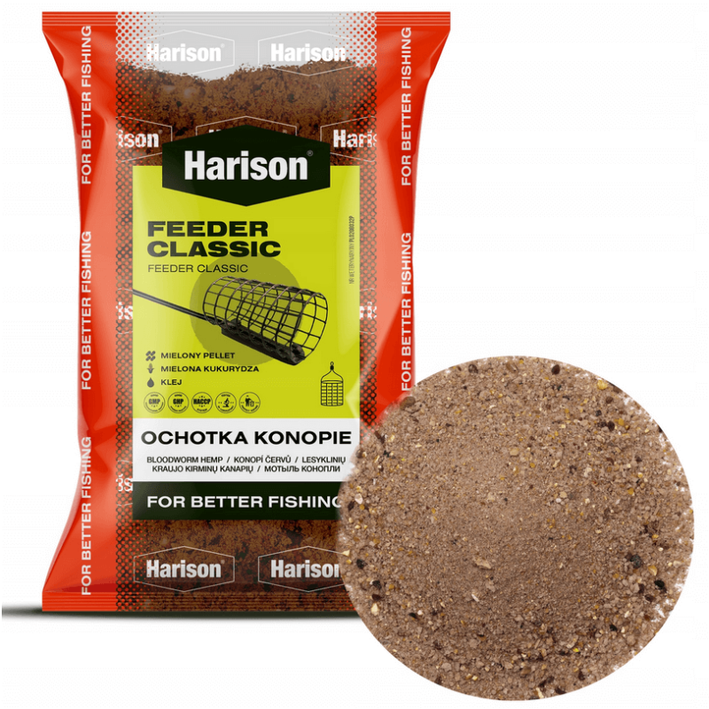 Fishing groundbait Harison Feeder Classic - Ochotka Konopia 1kg