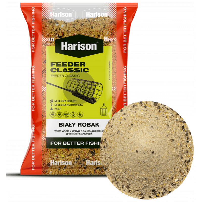Harison Feeder Classic Groundbait - White Maggot 3kg