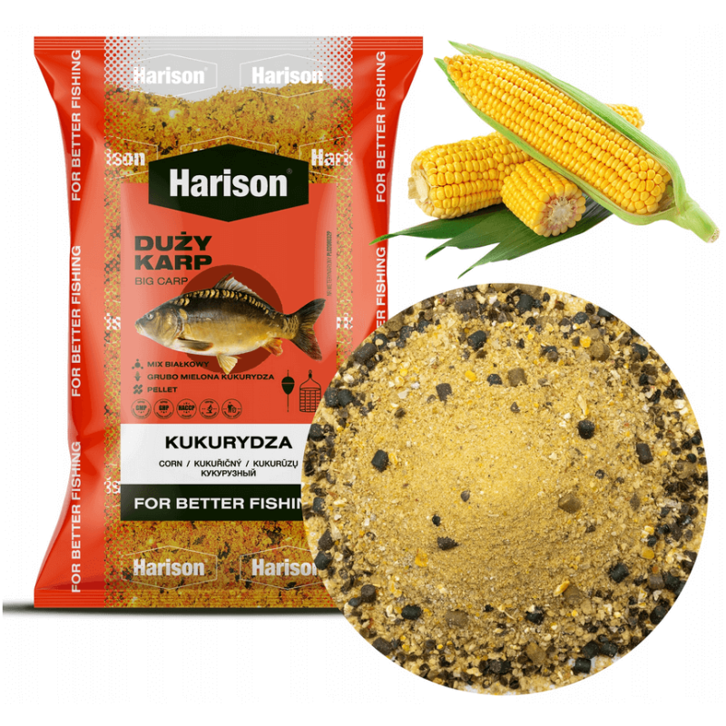 Fishing groundbait Harison Big Carp - Corn 3kg