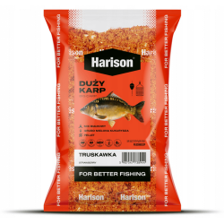 Fishing groundbait Harison Big Carp - Strawberry 3kg