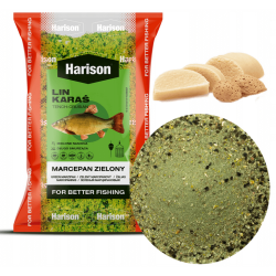 Rybářské krmítko Harison Lin Crucian Carp - Zelený Marcipán 1kg