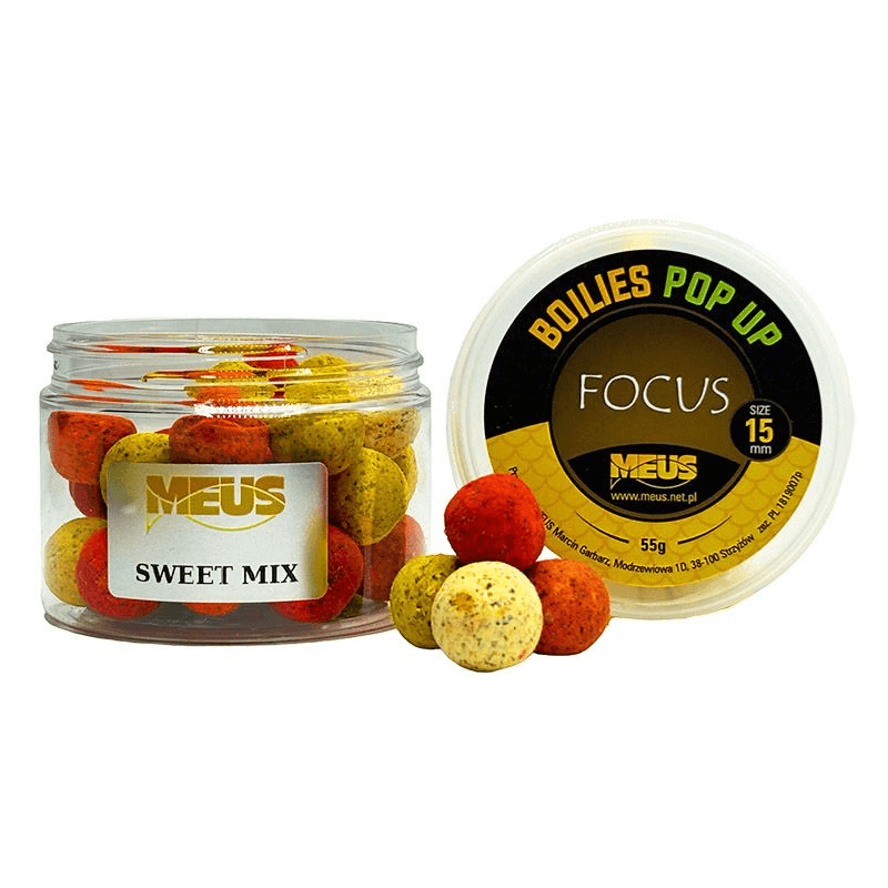 Kulki pływające Meus Pop Up Focus 15mm - Sweet Mix