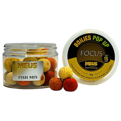 Plovoucí kuličky Meus Pop Up Focus 15mm - Fish Mix