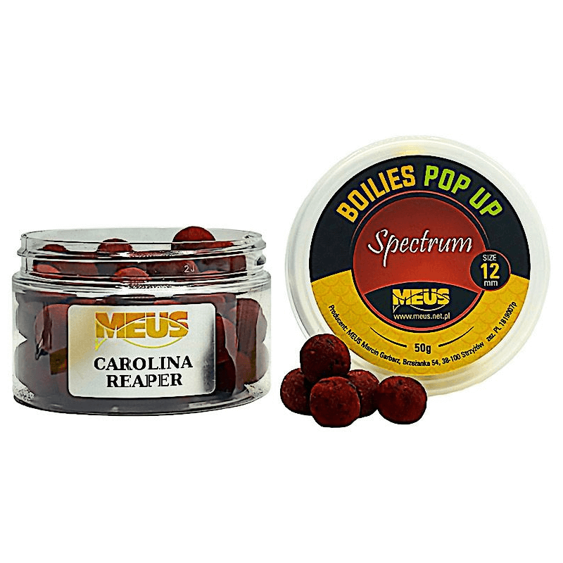 Kulki pływające Meus Pop Up Spectrum 12mm - Carolina Reaper