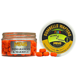 Przynęta Meus Dumbells Fluo Wafters 8mm - Pomarańcza Makrela