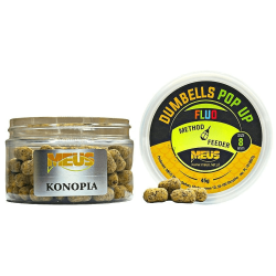 Meus Dumbells Fluo Pop Up Köder 8mm - Hanf
