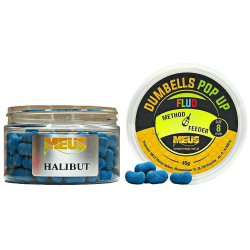 Návnada Meus Dumbells Fluo Pop Up 8mm - Halibut